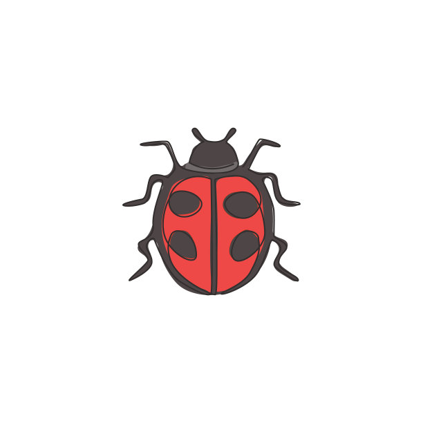 单线连续画萌图片下载