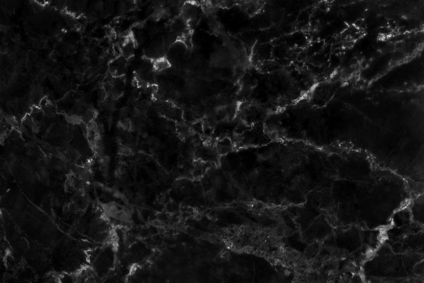 黑灰色大理石纹理背景配以高分辨率，俯视图自然瓷砖石材地板在豪华无缝闪光图案为室内装饰。图片下载
