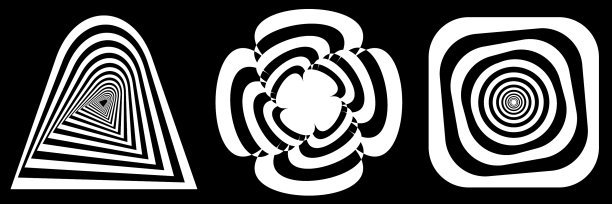 抽象op-art元素光学视觉艺术图片下载