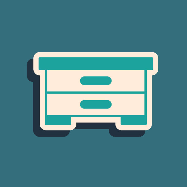 绿色蜂巢为蜜蜂图标，孤立于绿色上图片下载