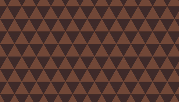 棕色三角形图案无缝背景。复古颜色概念。矢量插图。图片下载