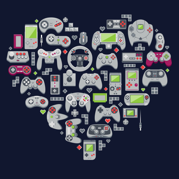 电子游戏图标套装图片下载