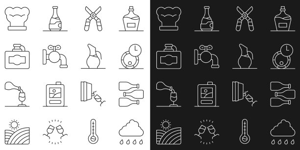 集线云带雨瓶酒木图片下载