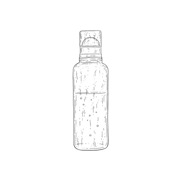 装精油的玻璃滚轮瓶图片下载