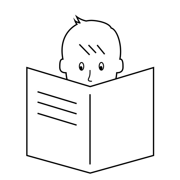 男人与书线肖像图片下载