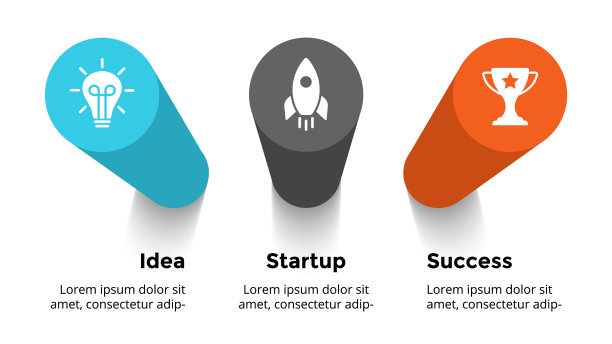 三维透视信息图展示图片下载