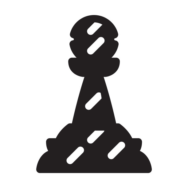 象棋游戏黑色图标黑色图片下载