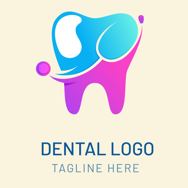 牙科标志模板图片下载
