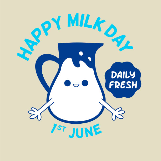 手绘世界牛奶日图片下载