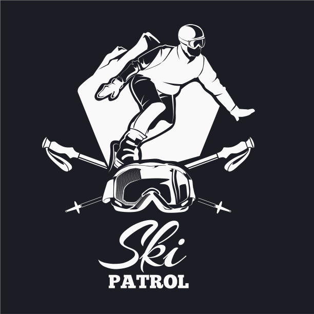 复古的天山标志5图片下载