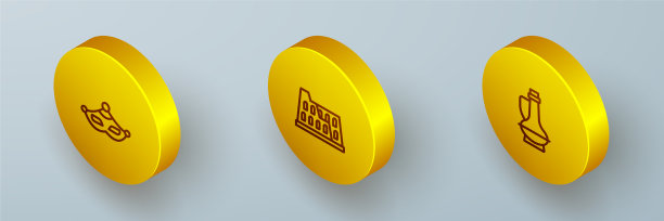 设等距线嘉年华面具竞技场和图片下载