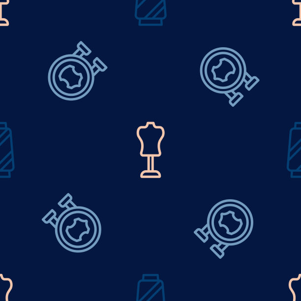 在线轴皮革上设置线缝纫线图片下载