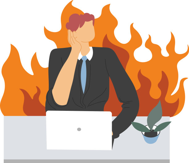 办公室压力和愤怒工作问题和麻烦图片下载