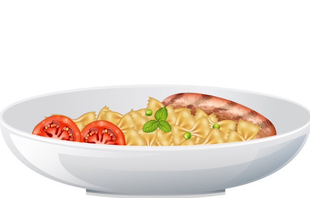 香肠番茄意大利面图片下载