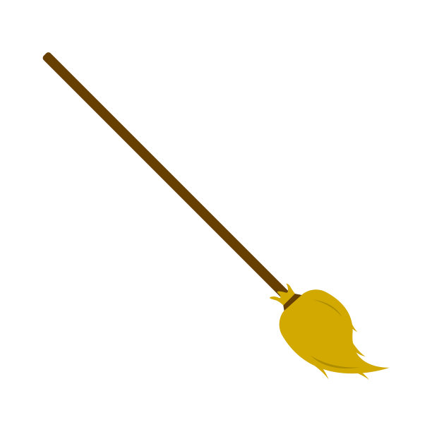 万圣节女巫扫帚设计女巫扫帚图片下载