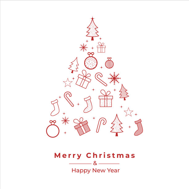 圣诞贺卡设计与圣诞节图片下载