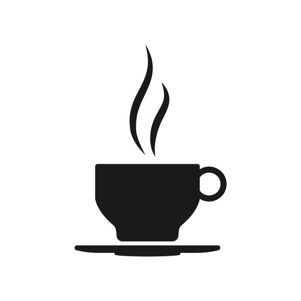 杯咖啡打破字形图标茶热饮图片下载