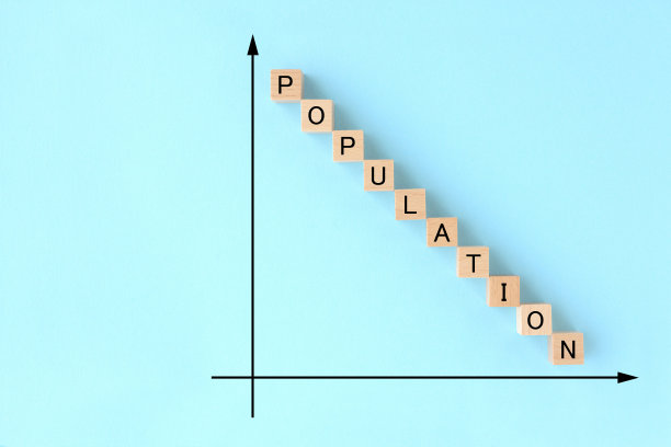 木块上有“人口”字，减少人口图像图片下载
