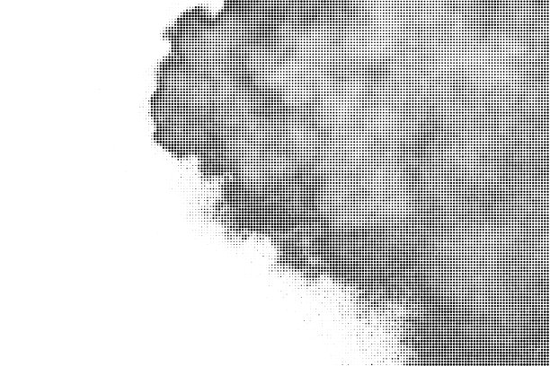 黑色半色调点缀背景。图片下载