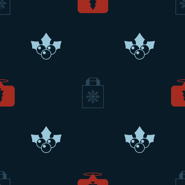 设置圣诞树购物袋和树枝图片下载