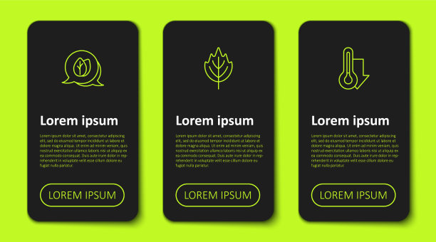 集线叶和温度计业务图片下载