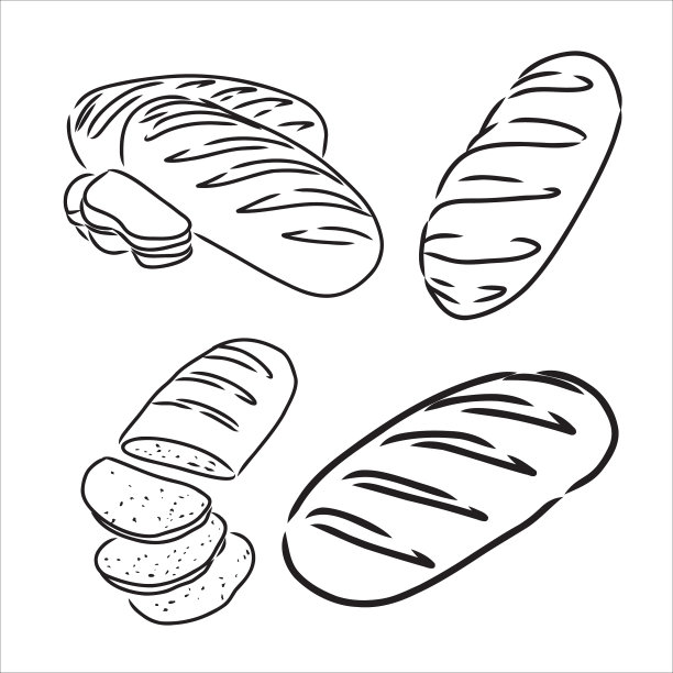 烘焙产品系列草图烘焙产品图片下载