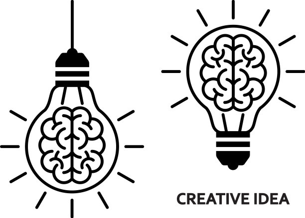 大脑创意符号图片下载