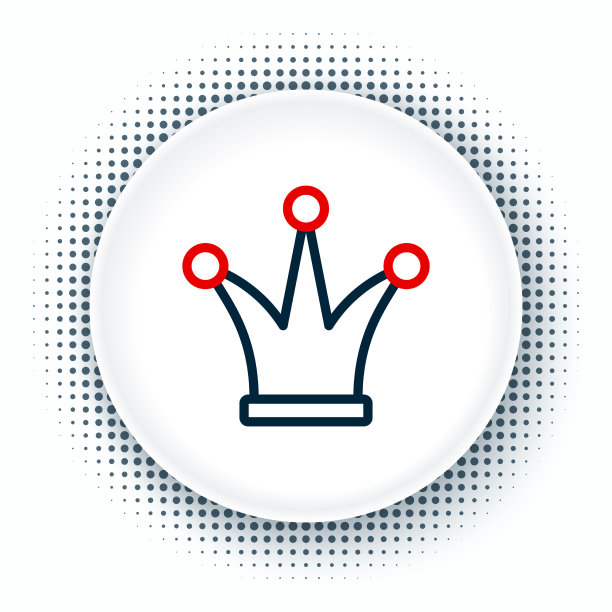 线小丑扑克牌图标孤立在白色图片下载