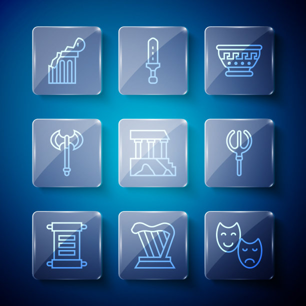 集行法令羊皮纸卷轴竖琴喜剧图片下载