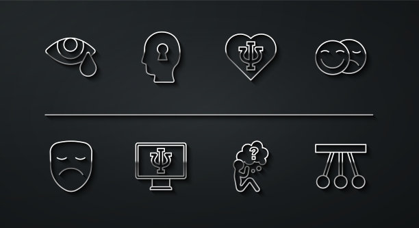 集线泪哭眼戏剧场面具图片下载