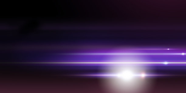 数字抽象全景构图与镜头光斑图片下载