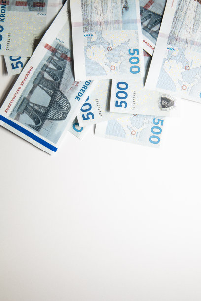 丹麦的钱。丹麦克朗账单。DKK钞票。图片下载