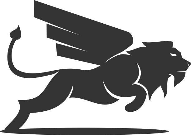 飞狮跳跃模板图标品牌图片下载