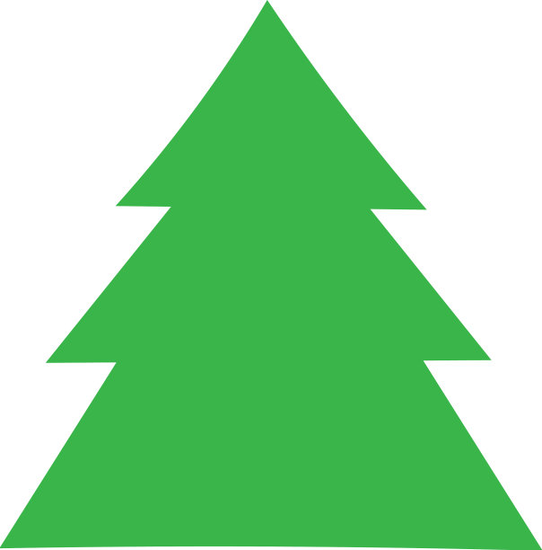 圣诞树几何符号用图片下载