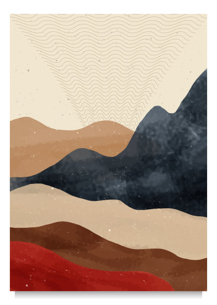 景观几何现代当代抽象图片下载