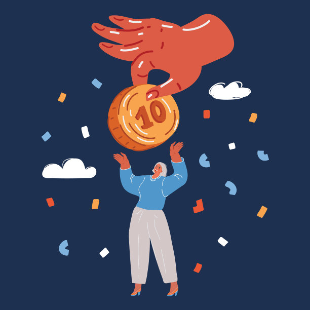 女人挣钱攒钱图片下载