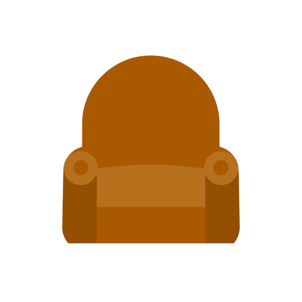 棕色扶手椅柔软的经典座椅图片下载