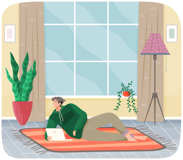 男人躺在沙发上，电脑拿着笔记本电脑图片下载