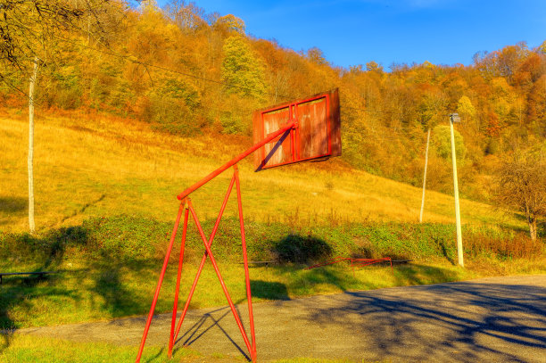 老乡村篮球建设。图片下载