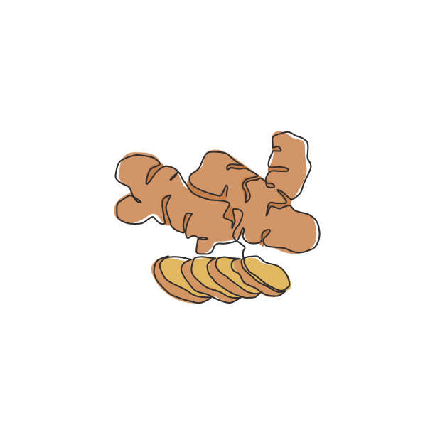 一条条连续的线条勾勒出健康有机图片下载