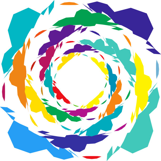 抽象op-art元素光学视觉艺术图片下载