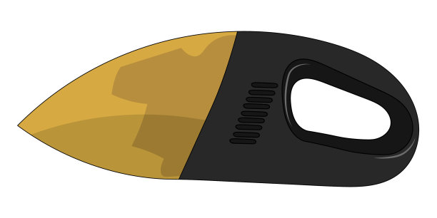 黑色手持真空吸尘器图片下载