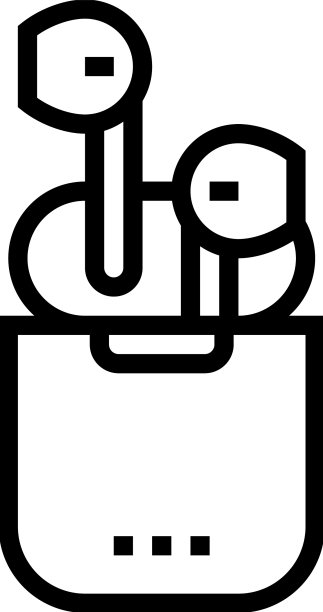 无线耳机线图标图片下载