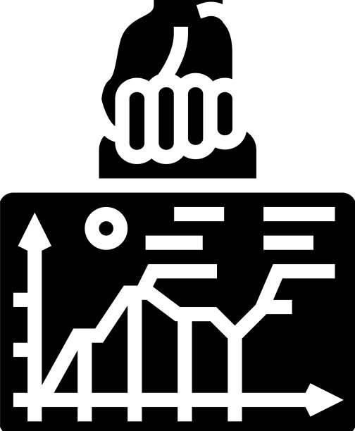 战略发展字形图标图片下载