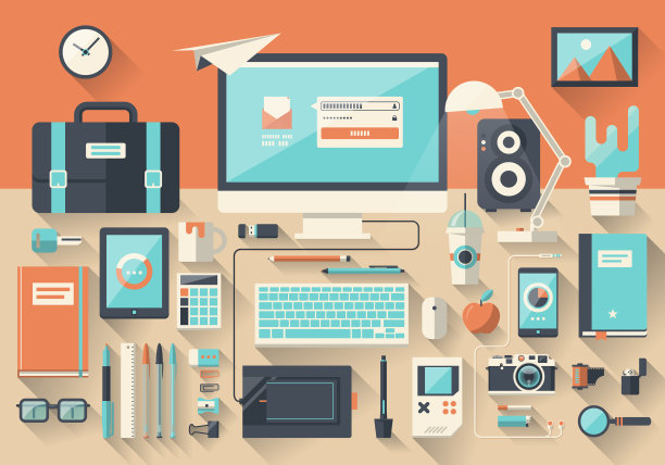 平面设计概念图片下载