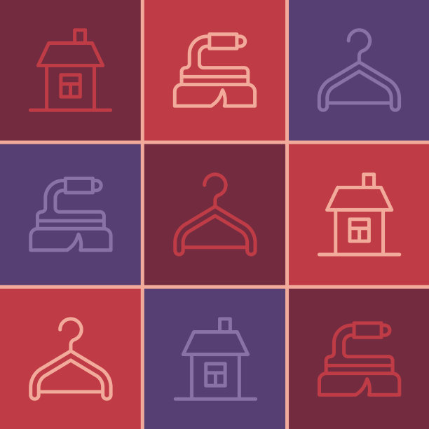 集线房衣架衣柜和刷子为一体图片下载