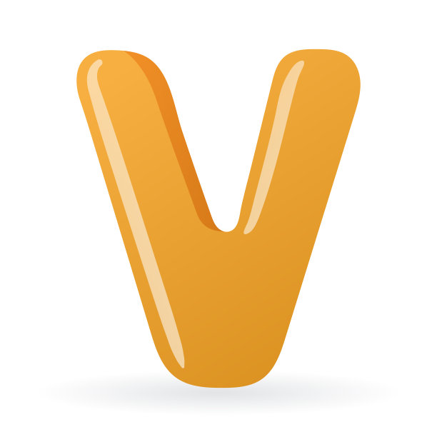 模板卡通字母v的英文字母表图片下载
