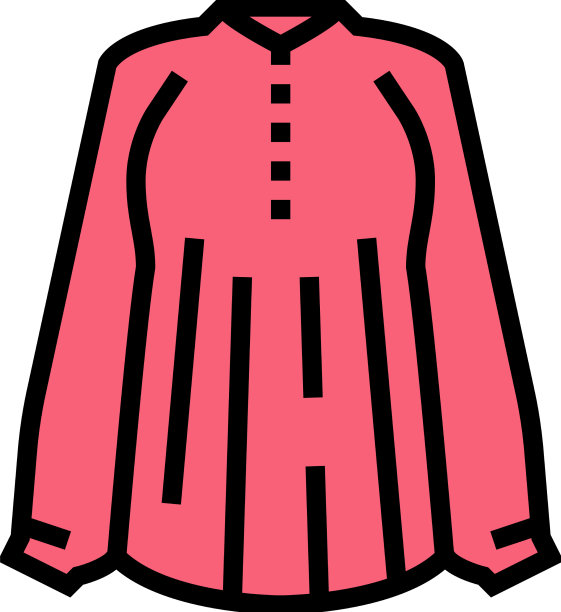 女式衬衫面料颜色图标穿图片下载