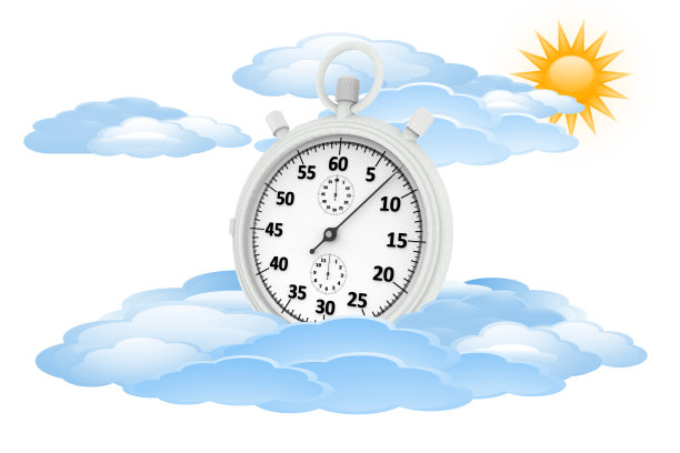 镀银的天文钟。数字和黑色的手-3D插图图片下载