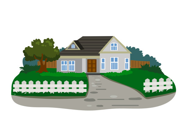 房子插图图片下载